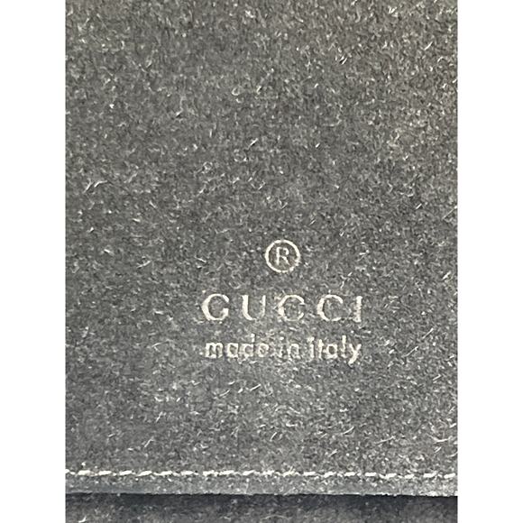 Gucci Black Suede Shoulder Bag 001 3266 Vintage Messenger Style Made In Italy - Picture 3 of 16